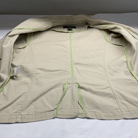 Eddie Bauer Lightweight Jacket Large Beige - Picture 3 of 13